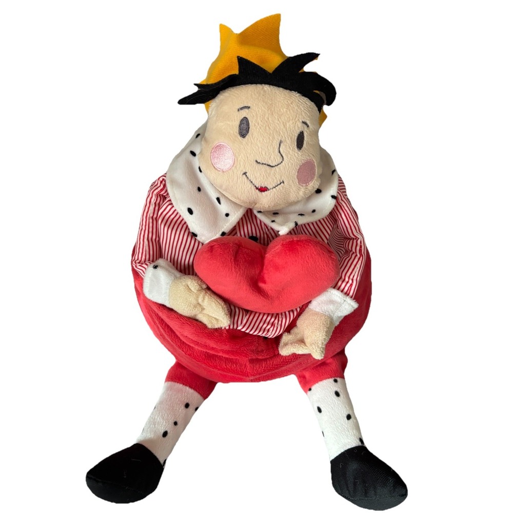 Ikea Gullgosse Plush Stuffed Animal King Prince 17" With Cozy Stuffed‎ Heart Toy